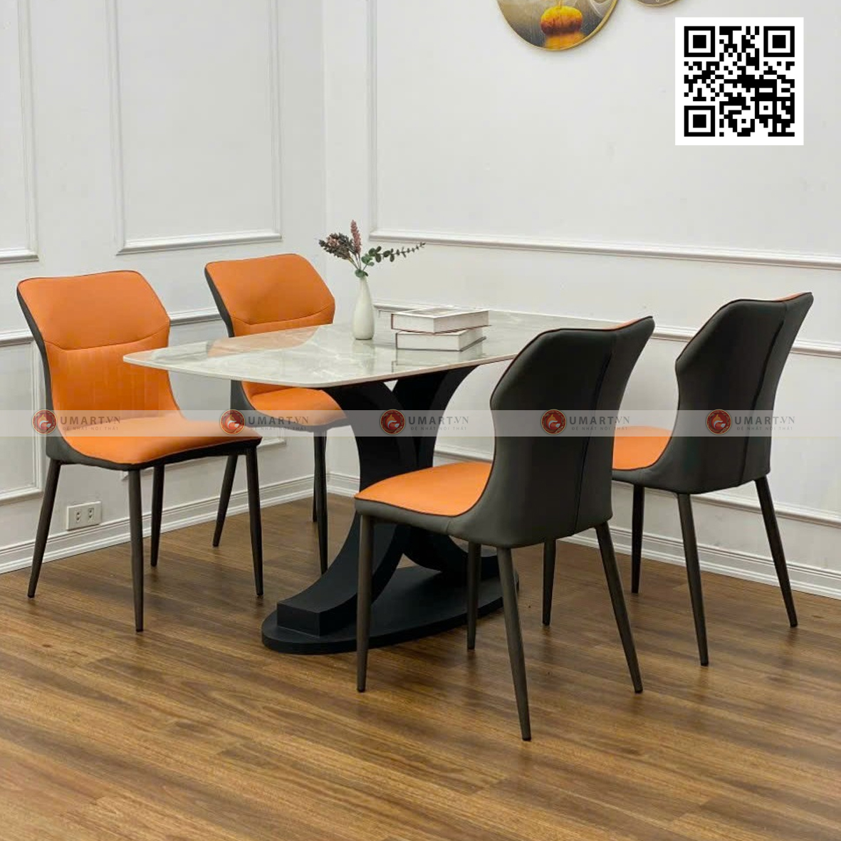 Bộ bàn ăn 4 ghế kelly nhập khẩu Bộ bàn ăn 4 ghế kelly nhập khẩu