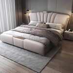 giường bọc da microfiber cao cấp