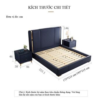 kích thước giường