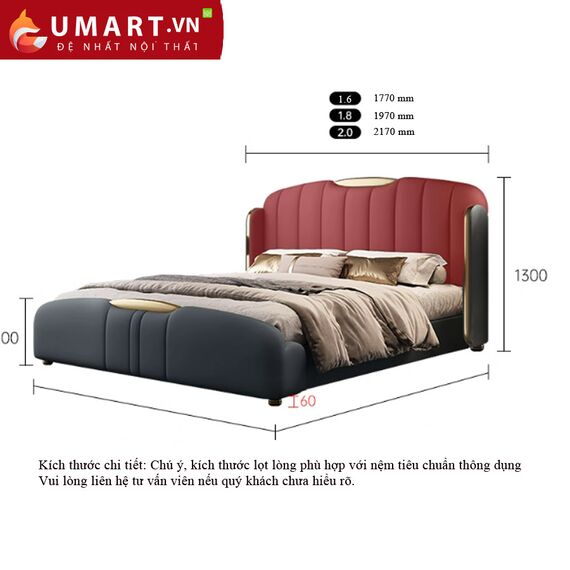 Kích thước giường 1m8