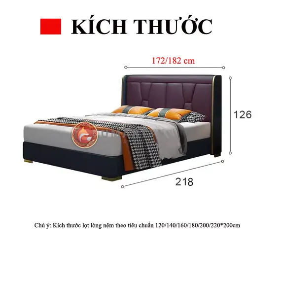 giường đẹp 1m6