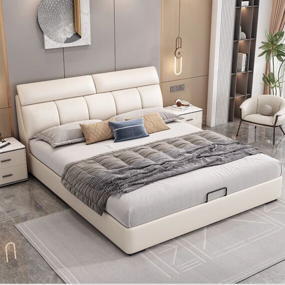 giường bọc da gn-1661