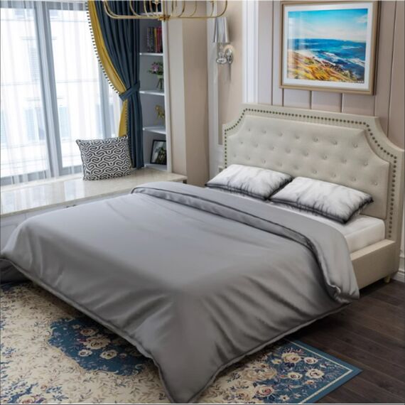 Giường Tân Cổ Điển Bọc Vải GN-1008