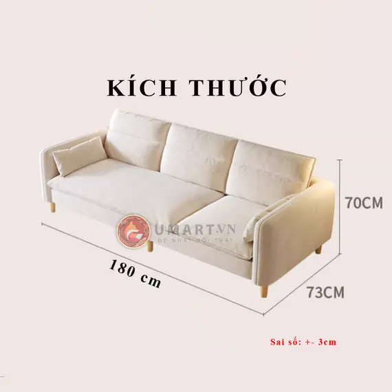 kích thước sofa 1m8