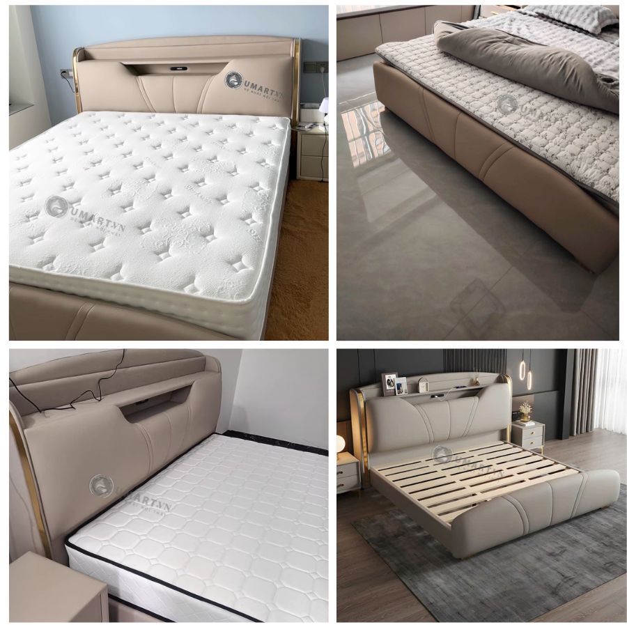 Giường ngủ thông minh tích hợp cổng USB